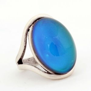 Large Stone Bohemian Quality Mood Ring